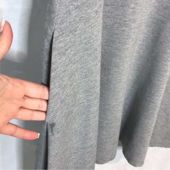 White House Black Market Skater Dress Gray Pockets Fit And Flare Sleeveless - Picture 4 of 9